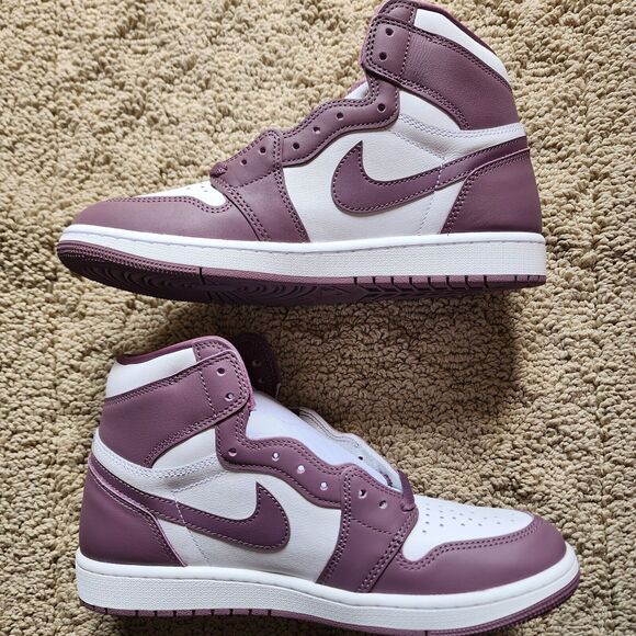 Air Jordan 1 Retro OG High Mauve Brand New Sz 9.5 - Picture 3 of 10
